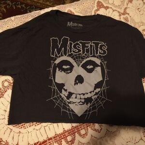 Officially Licensed Misfits Shirt - Custom Crop Top - Punk Goth Egirl